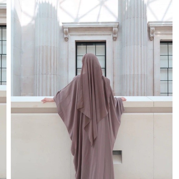 Safia the Label Malika Abaya in dusty rose - Picture 6 of 13